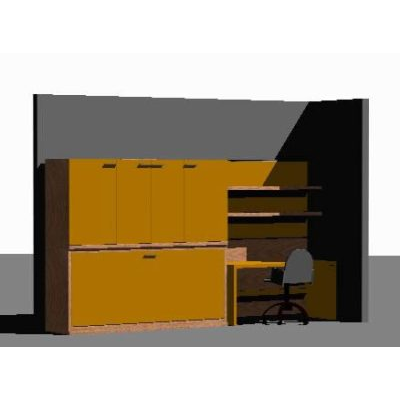 Escritorio Infantil con Estanteria Modular