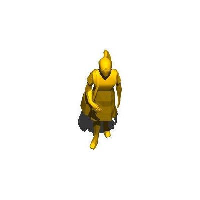 Mujer Caminando con Bolso 3D