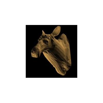 Cabeza de Gacela en 3D