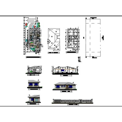 Plano Completo de Vivienda Moderna