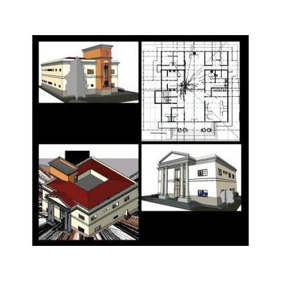 court building 3d