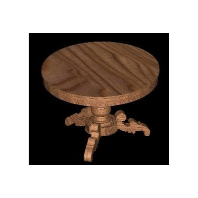 Elegance in Wood: Round Table