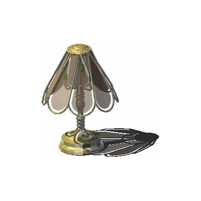 Lampara Vintage 3D Elegante