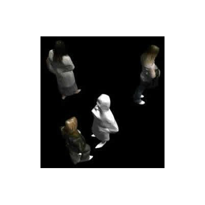 Personas 3d - materiales aplicados
