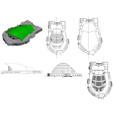 Auditorio en Revit