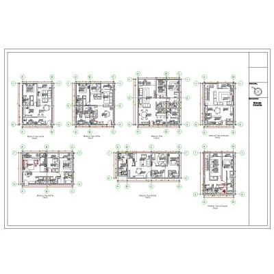 Planos de Vivienda Colectiva en Barra