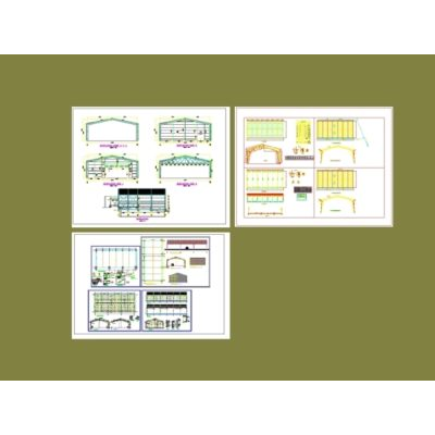 Galpon estructural - portico de acero-