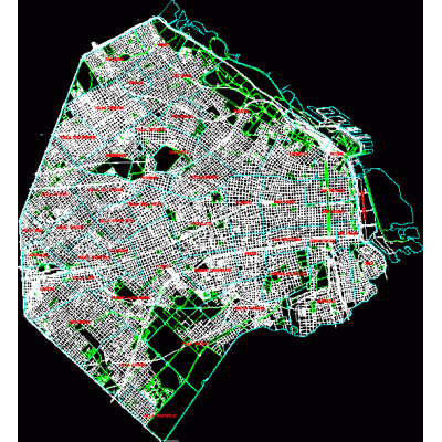 Plano de la ciudad de buenos aires