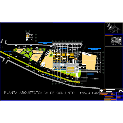 Supermercado y plaza comercial