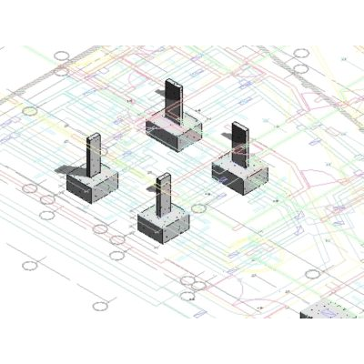 Vigas de concreto armado de vivienda