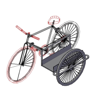 Carro de carga para bicicleta