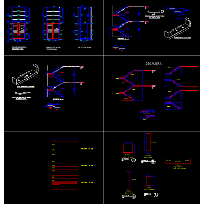 Escalera metal