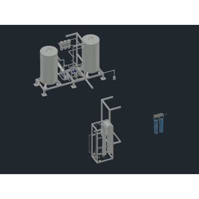 Maquina desaladora de agua para aprovechamiento de agua de mar.
