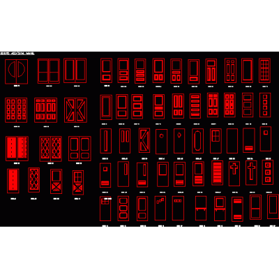 Bloques de puertas en 2d