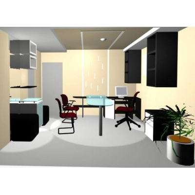 Oficina comercial 3d
