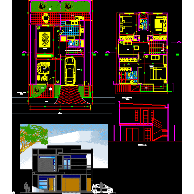 Vivienda de dos pisos