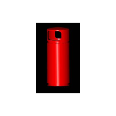Recipiente publico de basura en 3d