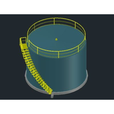 Escalera para tanque de petroleo