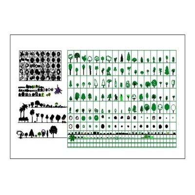 Bloques de vegatación