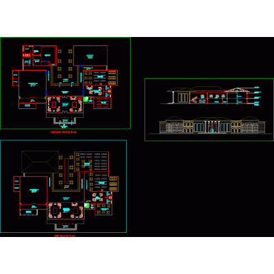 Biblioteca con multifuncional hall