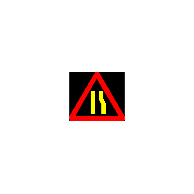 Advertencia: Reduccion de Carril