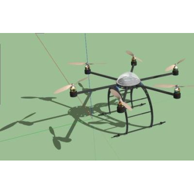 Drone ottocottero 3d