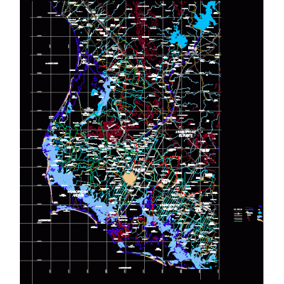 Mapa Urbano de Ahome