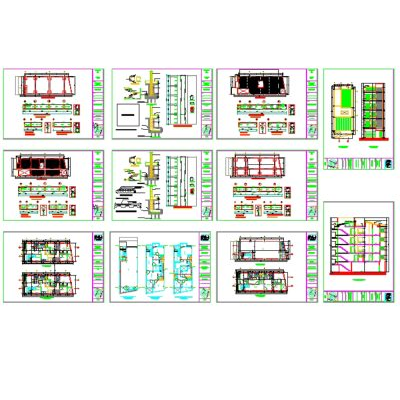 Edificio 5 pisos de apartamentos