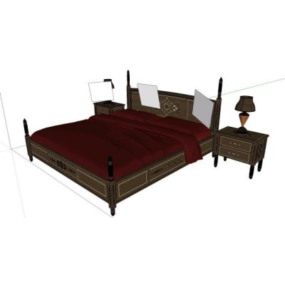 Cama lujosa matrimonial skp