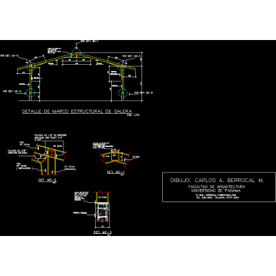 Marco estructural de acero