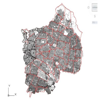Plano Urbano de Guadalajara en DWG