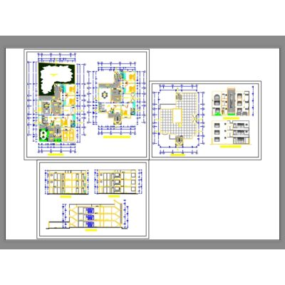 Planos de Vivienda Multifamiliar 3D