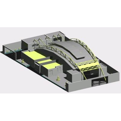 Fabrica de conservas 3d