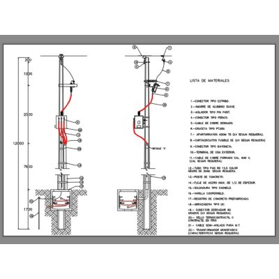 low voltage pole