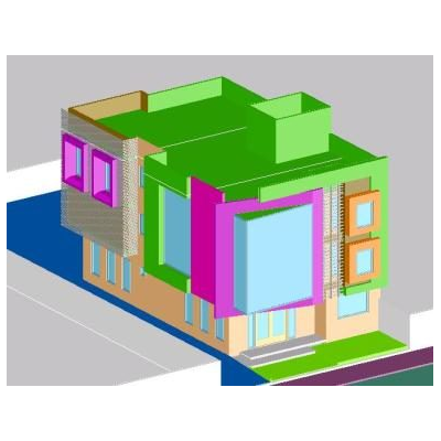 3d building