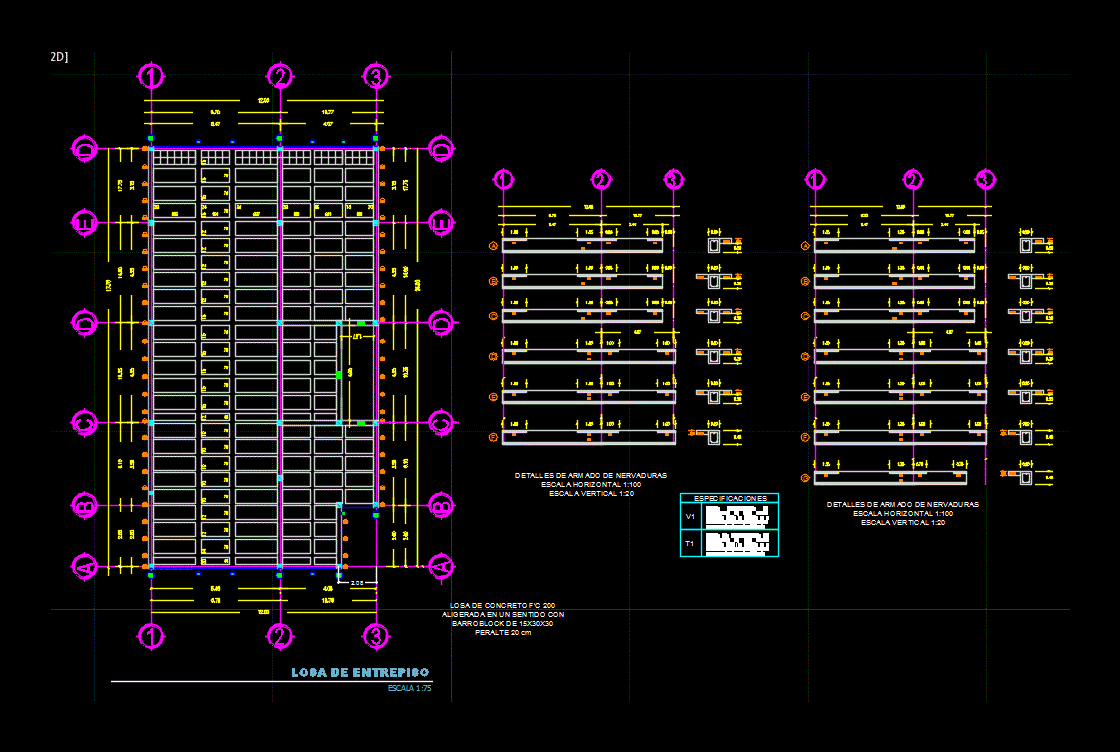 Details einer Leichtbauplatte in AutoCAD