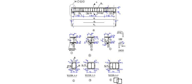 Reinforced Concrete Bi-Support Beam Assembly