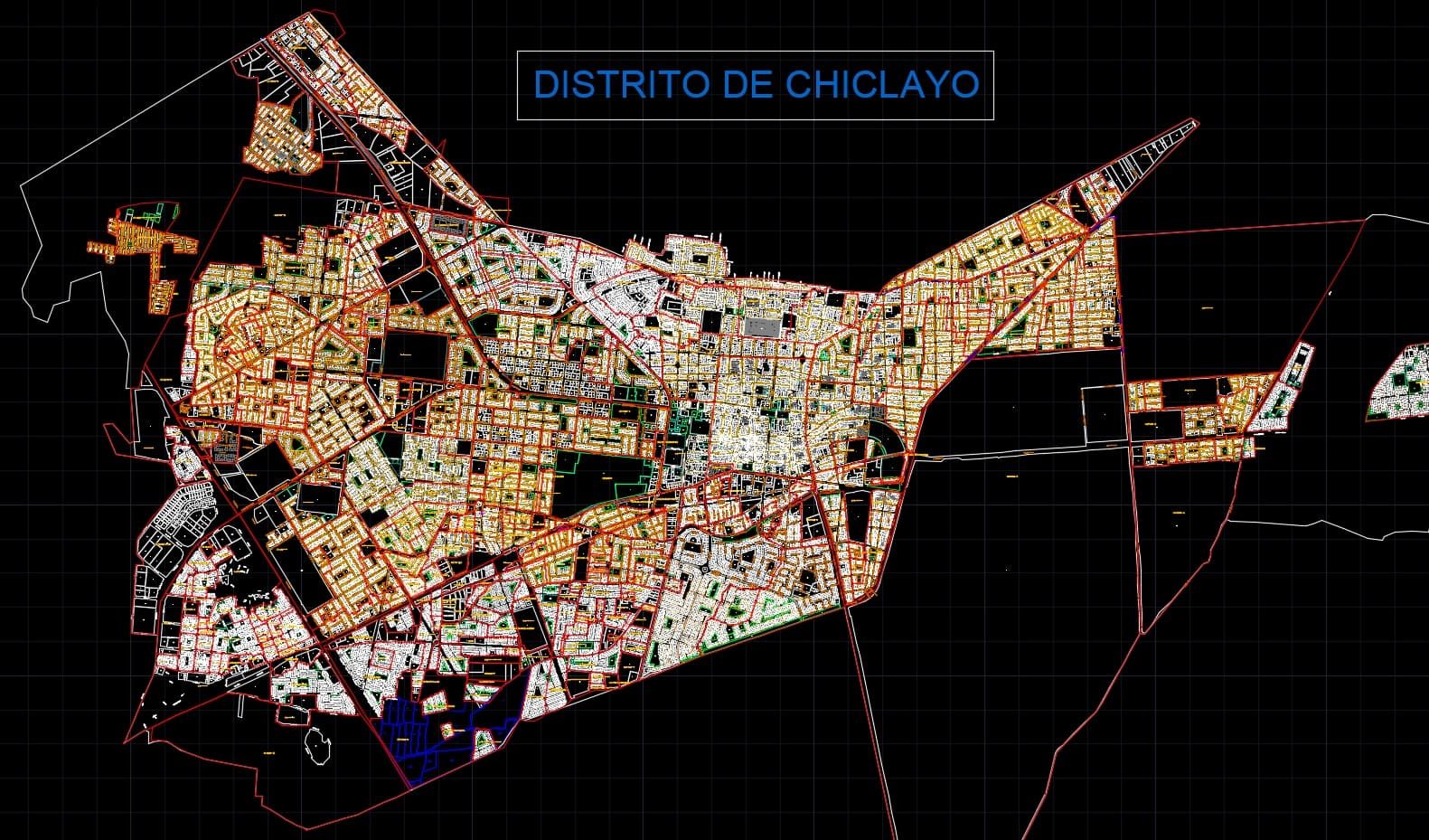Habilitacion urbana de la ciudad de Chiclayo
