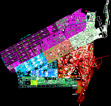 Stadtplan von Cancun, CD