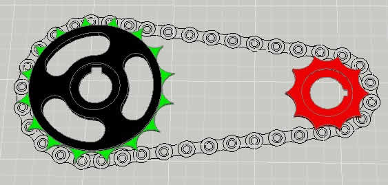 Catalina and 3d bicycle chain