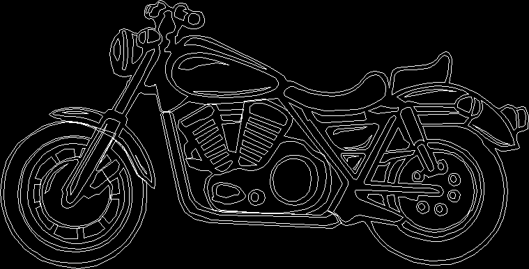 2D-Motorrad