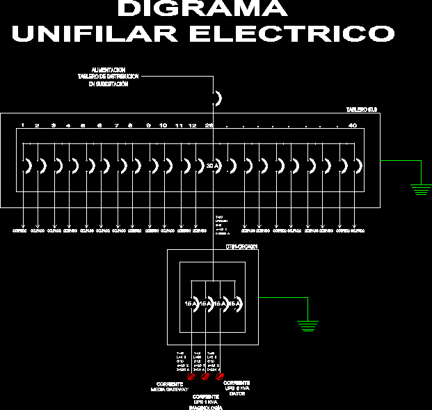 Diagrama Electrico En AutoCAD | Librería CAD