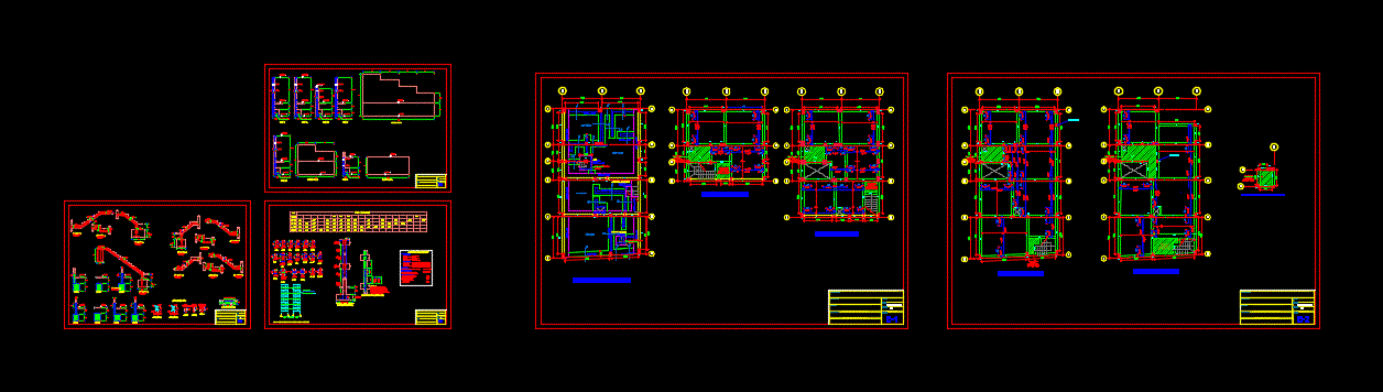 Strukturplan eines Einfamilienhauses