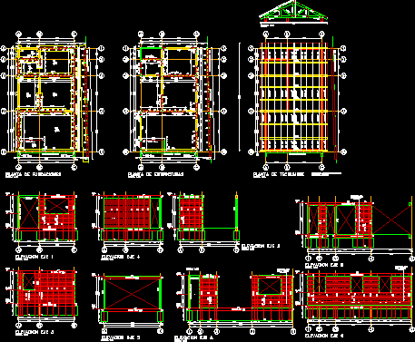 Structure d'habitation en maçonnerie armée